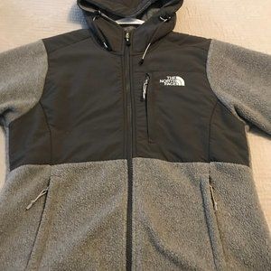 Gray North Face Denali Jacket
